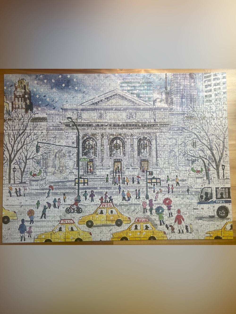 Galison The New York Public Library Michael Storrings 1000-Piece Jigsaw Puzzle - Picture 2 of 4